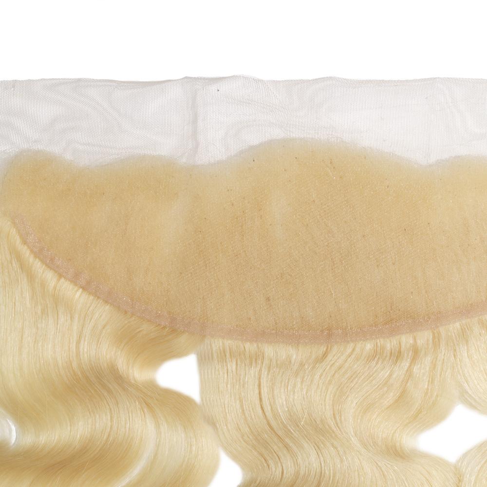 #613 Blonde Body Wave 13*4 Free Part Frontal