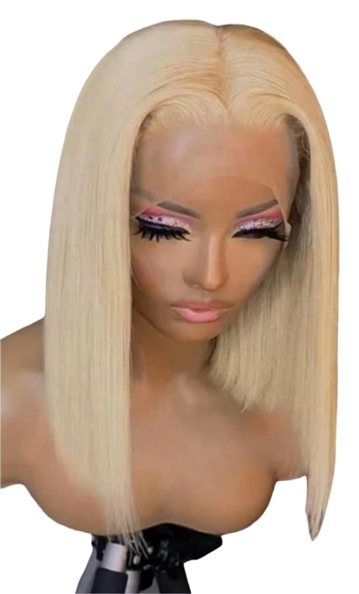 #613 Blonde Straight 13 x4 Bob Frontal Lace Wig