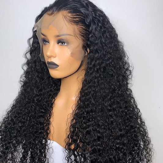 Brazilian Virgin Hair 13"x2" Lace Front Wig Deep Curl 150% Density