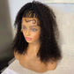 18 Inches 13x5 Half Braid Half Curls Afro Style with Up-do Lace Frontal Wigs-250% Density