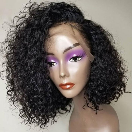 Deep Curl Frontal Wig