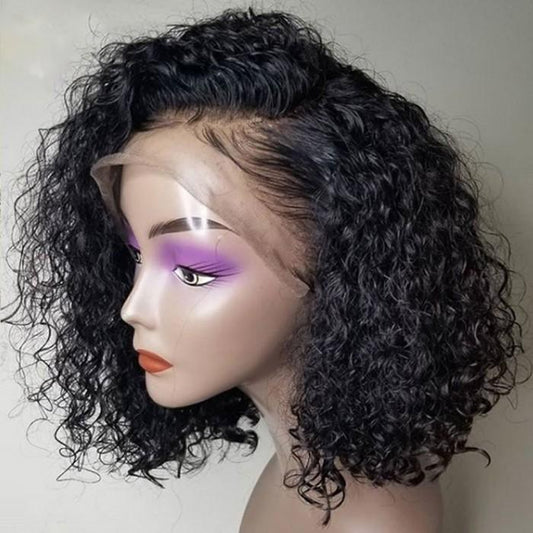 Deep Curl Frontal Wig