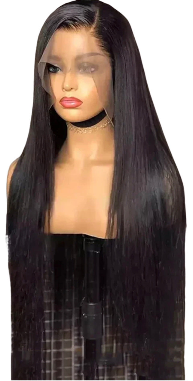 Straight T-Part Lace Front Wig Human Hair Side Part