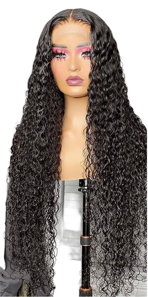 Water Wave 100% Human Hair Wig 4x4&5x5 HD Lace Closure Wigs