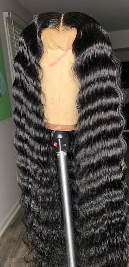 Custom Wig 13”x4” Crimps Deluxe Unit Wig 200% Density