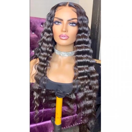 Custom Wig 13”x4” Crimps Deluxe Unit Wig 200% Density